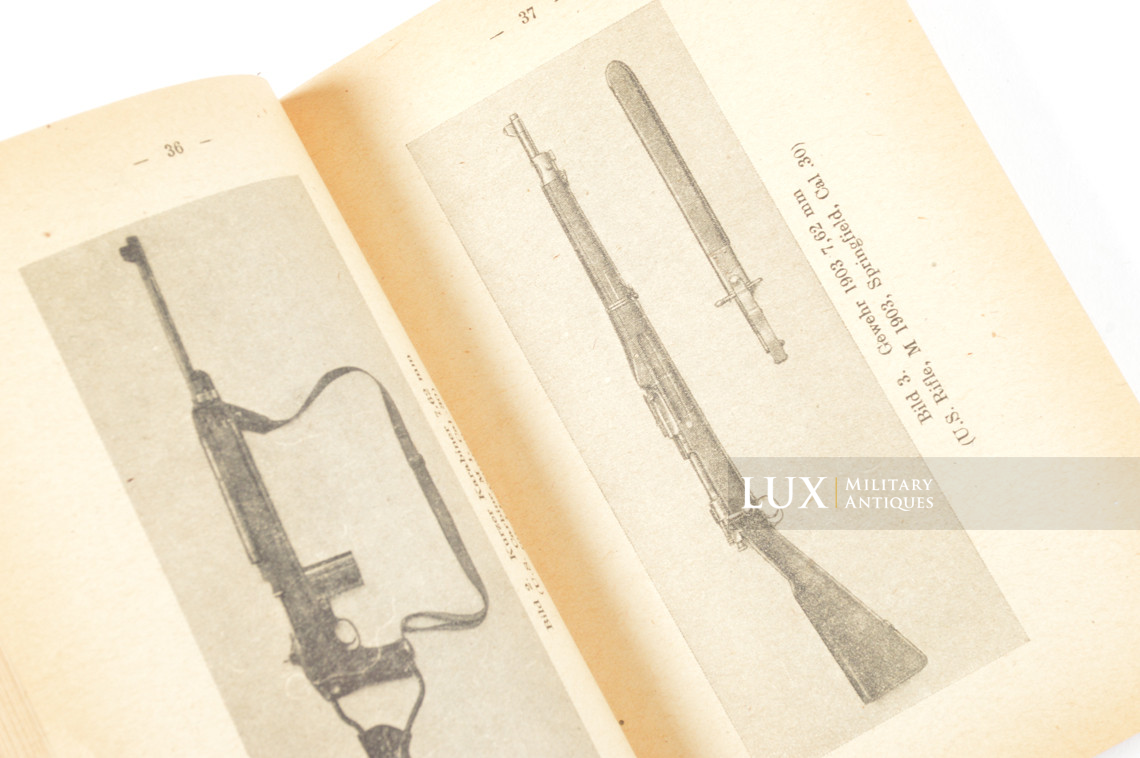 Rare manuel allemand « Taschenbuch USA-Heer, 1944 » - photo 10