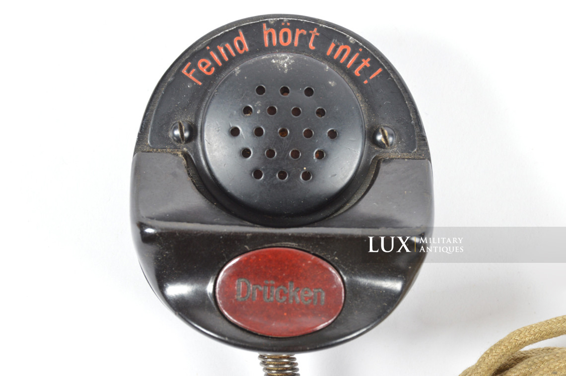 Microphone allemand pour radio de campagne dans son carton d’origine - photo 10