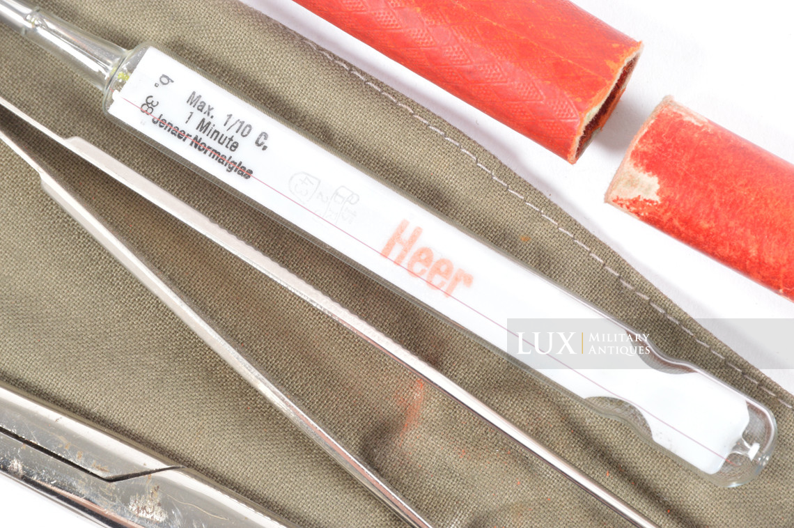 Pochette d'instruments médicaux précoce, « Kleines Feldbesteck » - photo 15