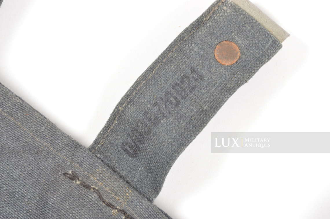 Unissued late-war German Luftwaffe issued breadbag, « RBNr » - photo 16