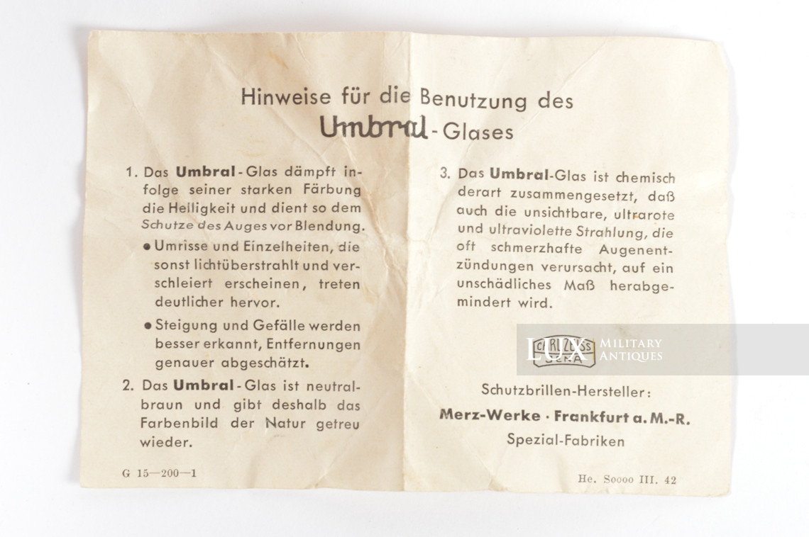 Unissued German general purpose goggles - photo 9