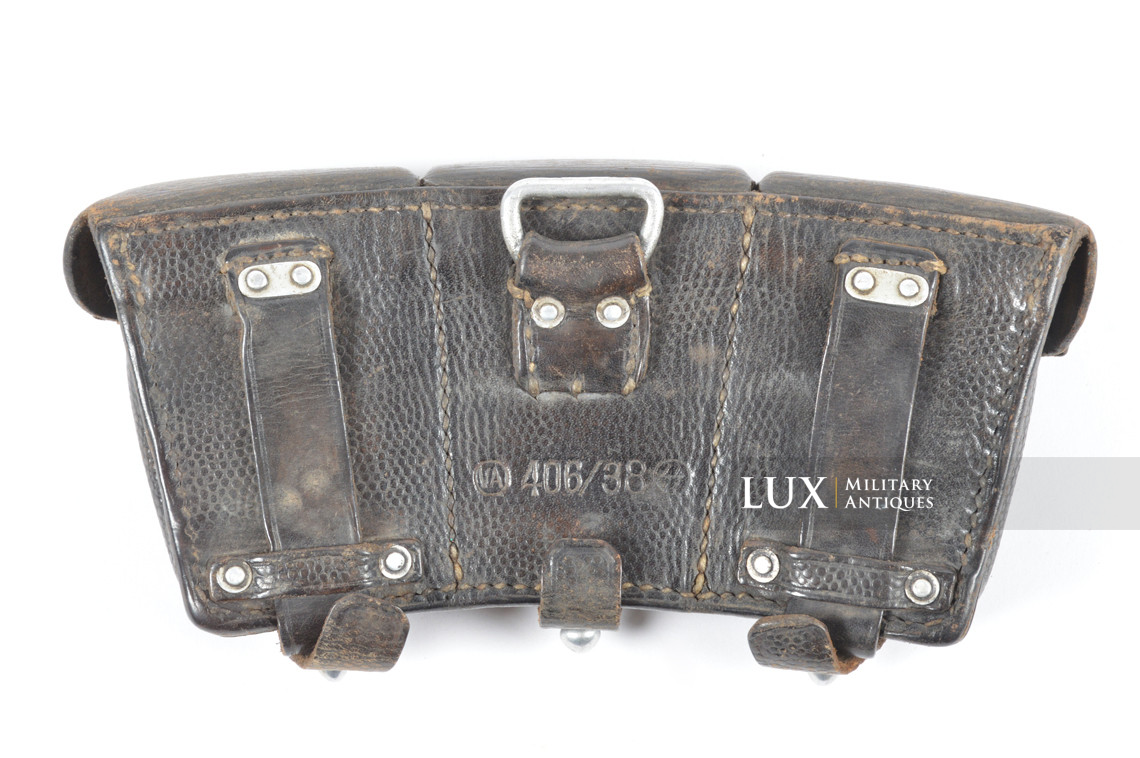 Rare early war K98 ammunition pouch, « VA 406/38 SS » - photo 8