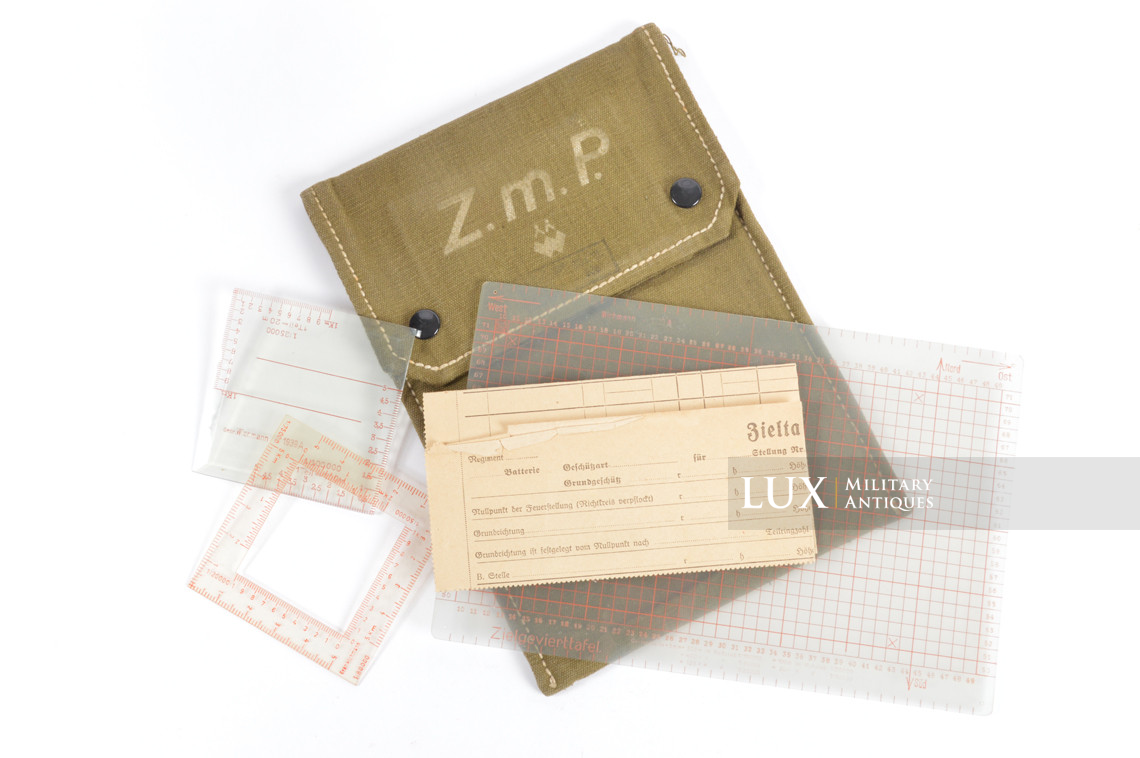Instruments allemands de lecture de cartes pour l'artillerie, « Z.m.P. » - photo 4