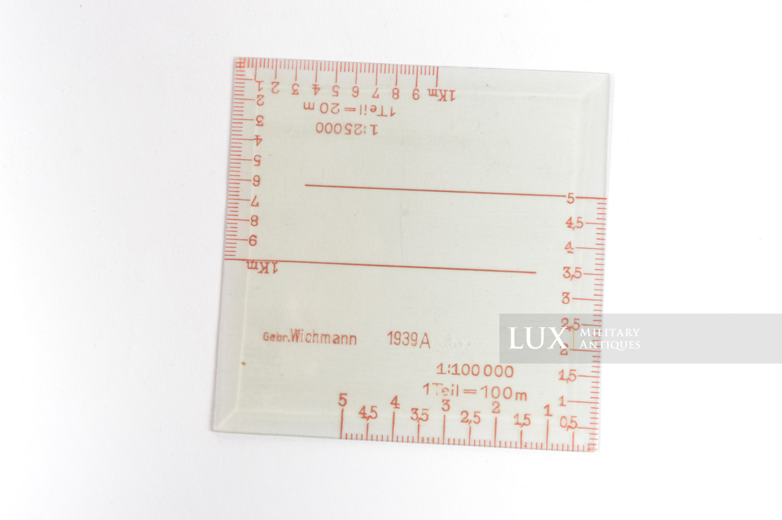 Instruments allemands de lecture de cartes pour l'artillerie, « Z.m.P. » - photo 14