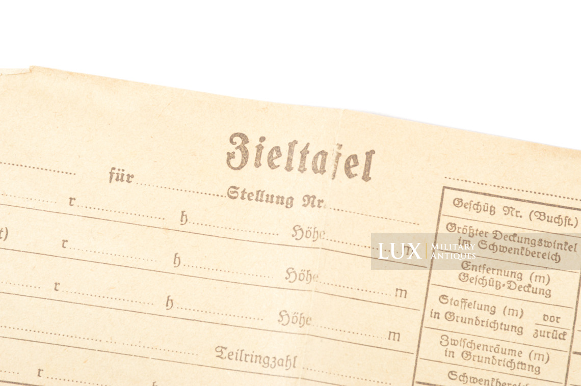 Instruments allemands de lecture de cartes pour l'artillerie, « Z.m.P. » - photo 19