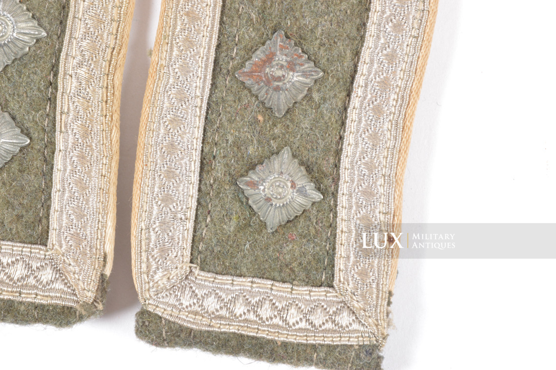Paire de pattes d’épaule sous-officier infanterie fin de guerre, « Oberfeldwebel » - photo 11