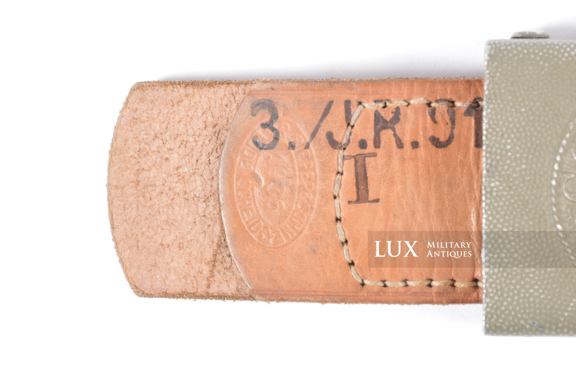 Ceinturon Heer précoce, régimenté « 3./J.R.91 I » - photo 13