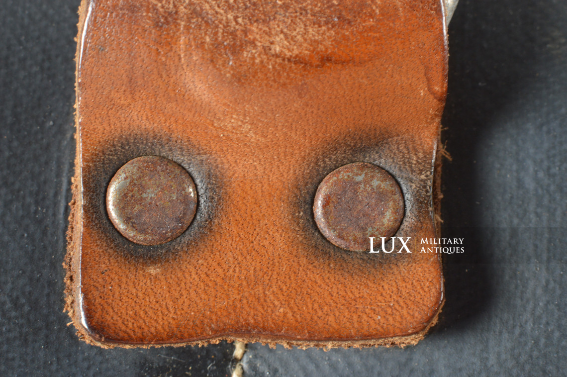Very rare porte chargeurs de G43/K43 en toile cirée bleue, « Otto Koberstein 1944 » - photo 13