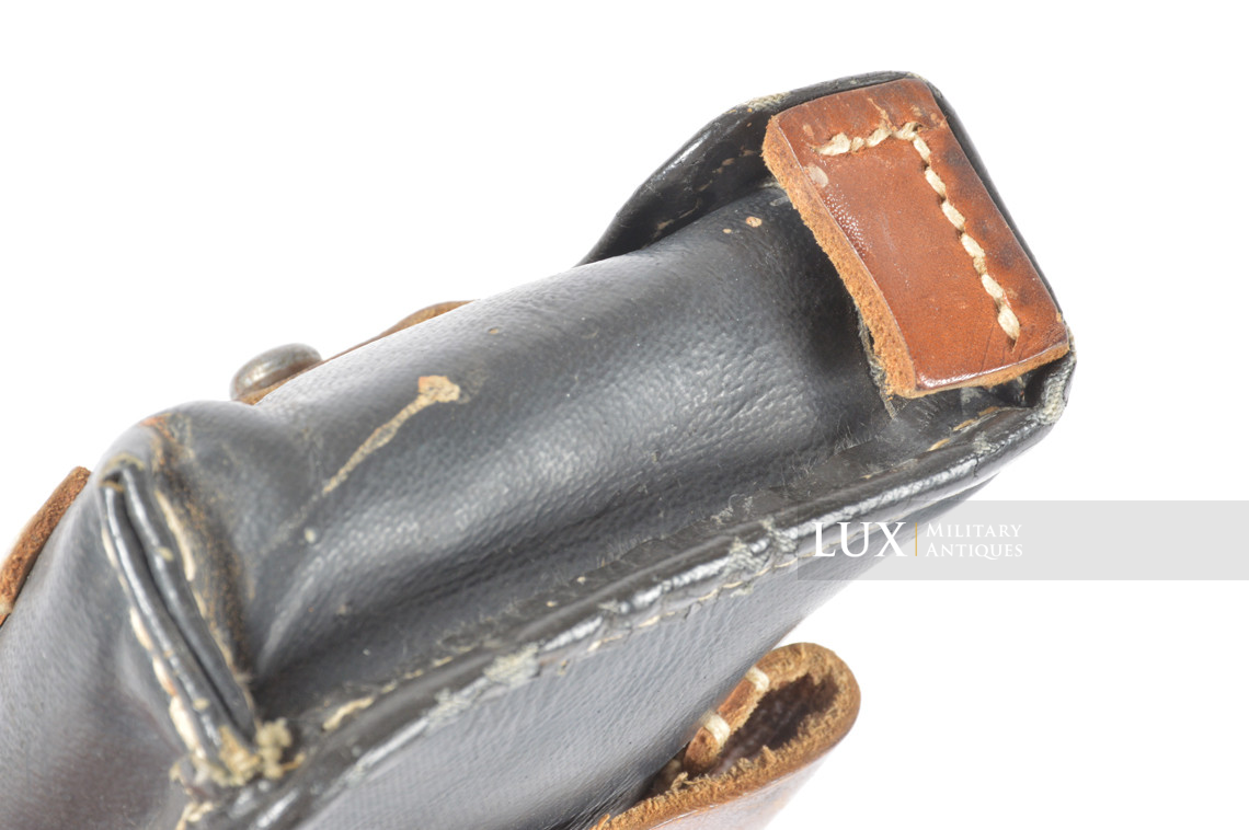 Very rare porte chargeurs de G43/K43 en toile cirée bleue, « Otto Koberstein 1944 » - photo 17