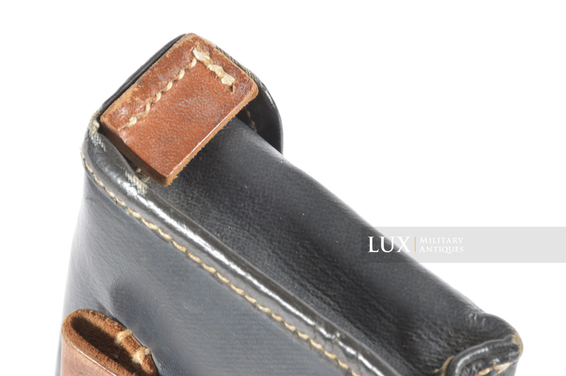 Very rare porte chargeurs de G43/K43 en toile cirée bleue, « Otto Koberstein 1944 » - photo 18