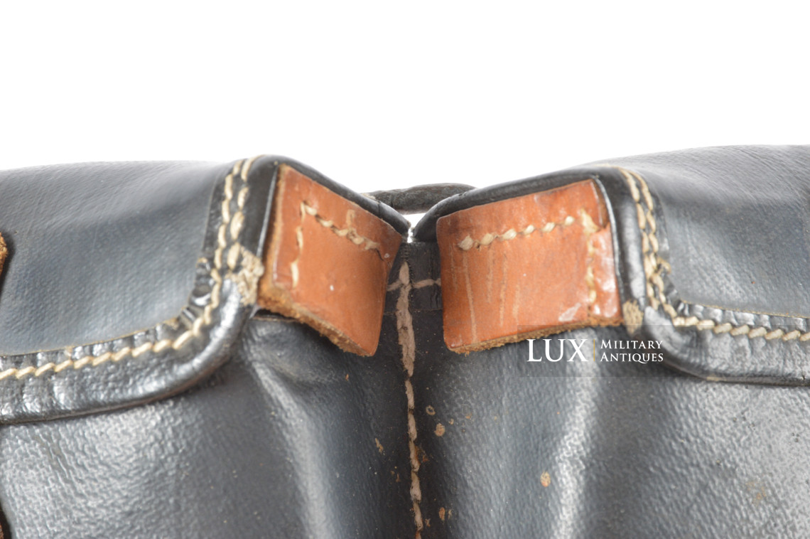 Very rare porte chargeurs de G43/K43 en toile cirée bleue, « Otto Koberstein 1944 » - photo 19