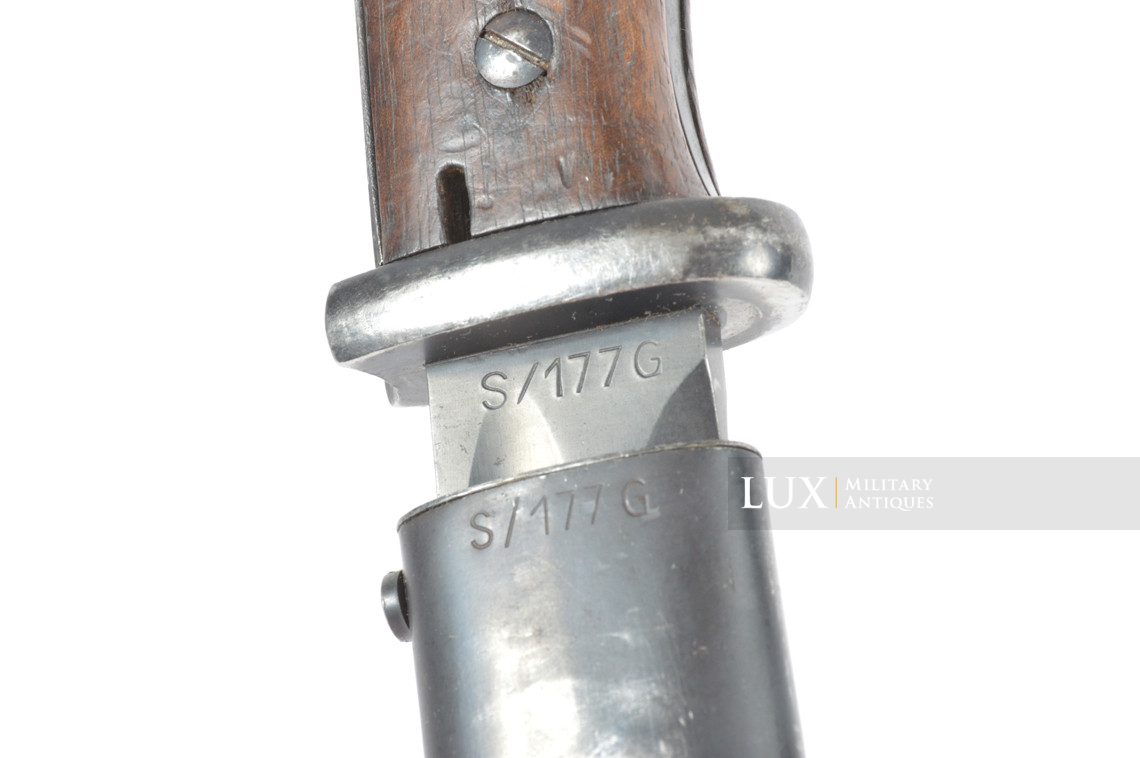 Baïonnette allemande 98k précoce, « S/177G » - photo 20