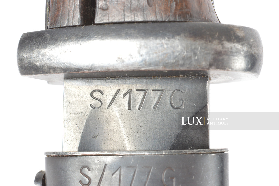 Baïonnette allemande 98k précoce, « S/177G » - photo 25
