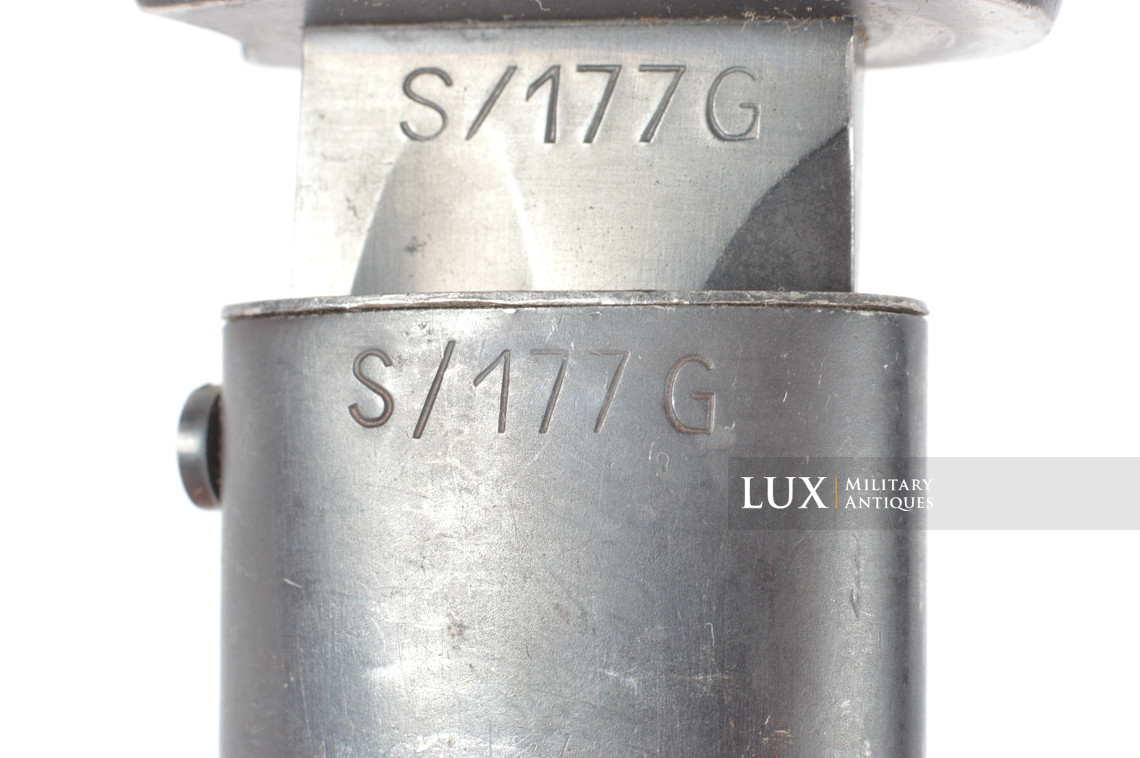 Baïonnette allemande 98k précoce, « S/177G » - photo 26