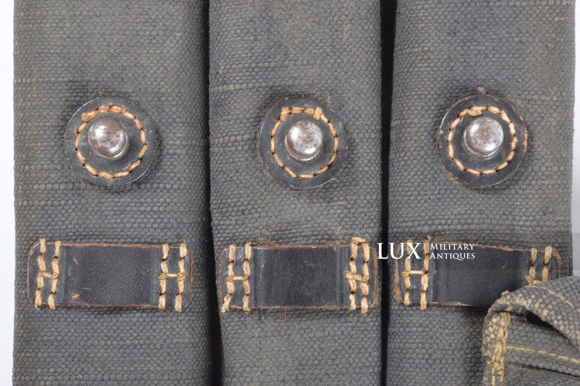 Early pair of MP38/40 pouches in grey canvas, « bdr41/42 » - photo 25