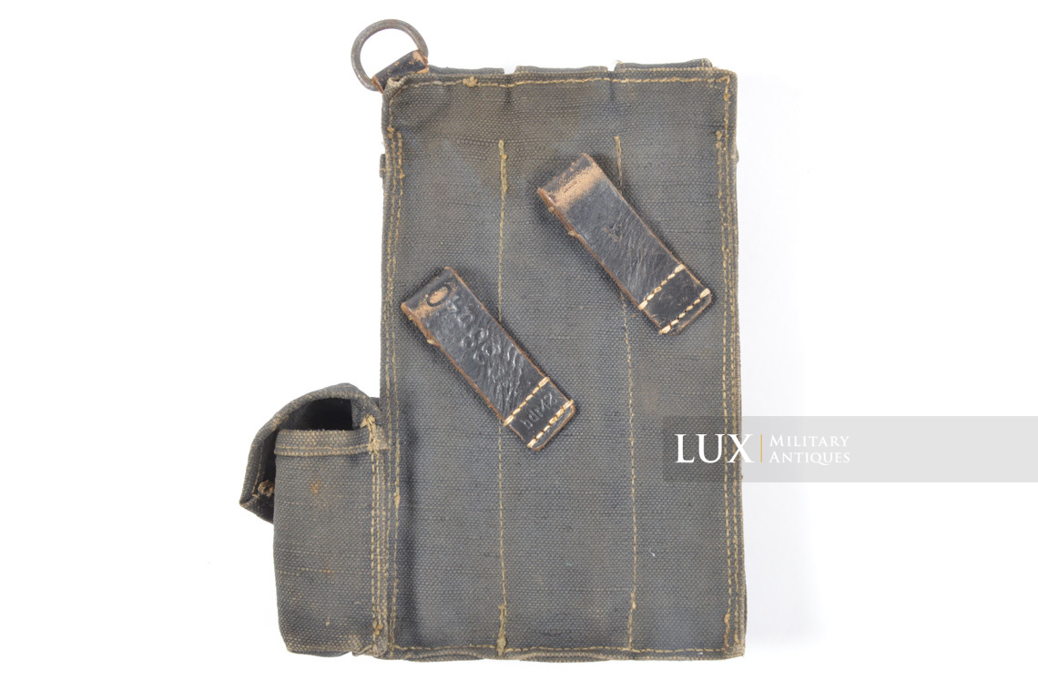 Early pair of MP38/40 pouches in grey canvas, « bdr41/42 » - photo 14