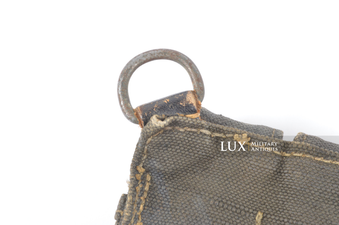 Early pair of MP38/40 pouches in grey canvas, « bdr41/42 » - photo 15