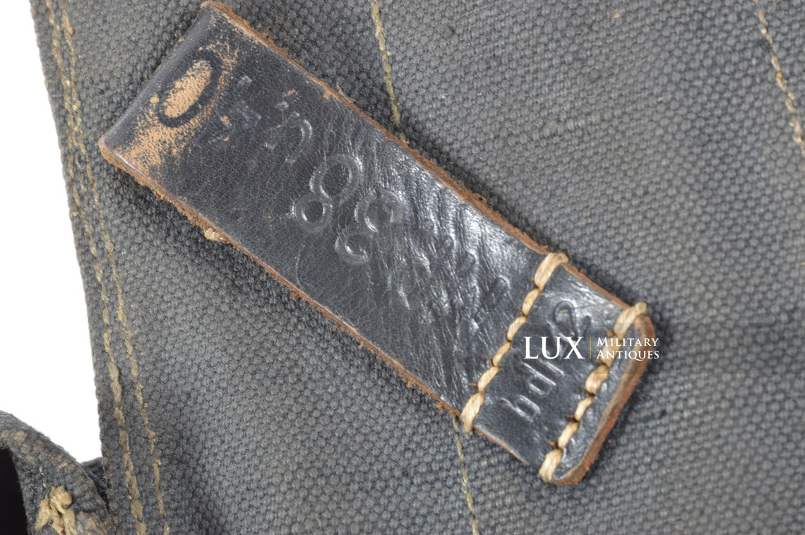 Early pair of MP38/40 pouches in grey canvas, « bdr41/42 » - photo 17