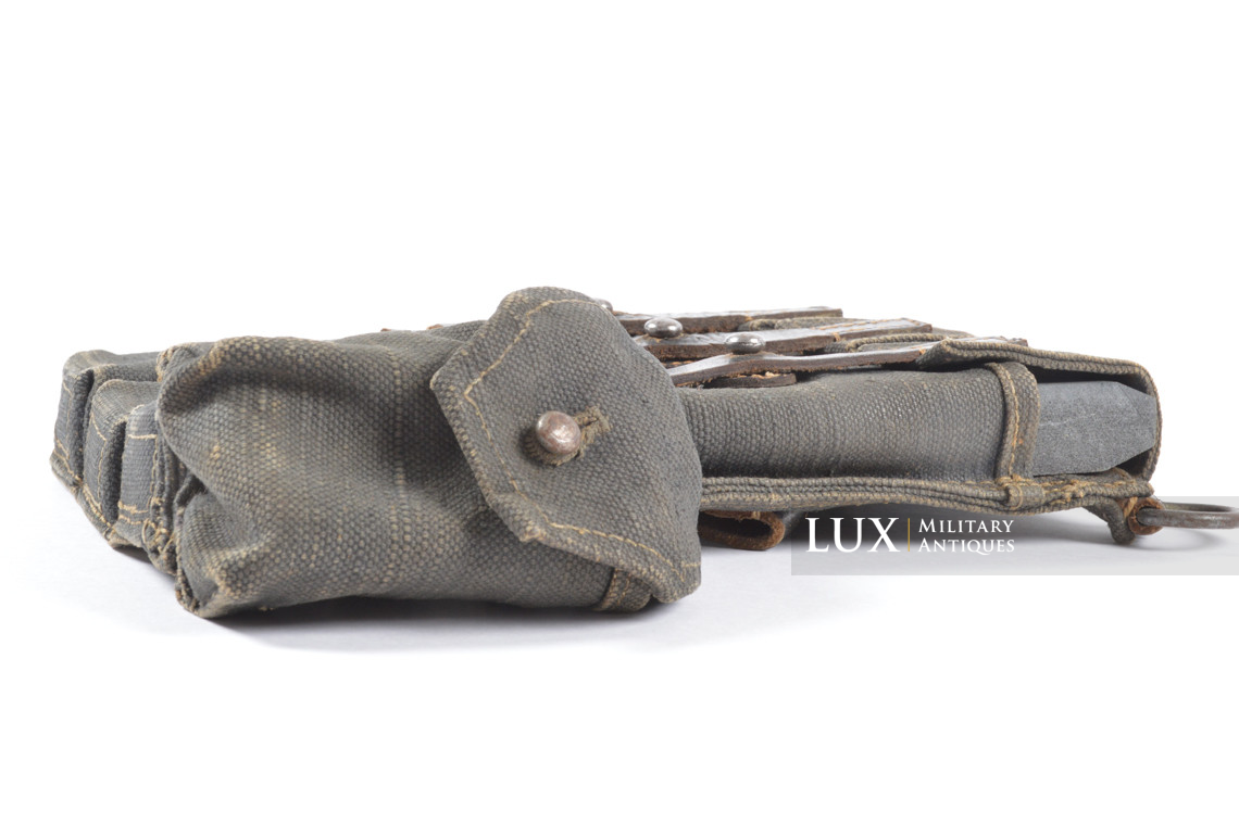Early pair of MP38/40 pouches in grey canvas, « bdr41/42 » - photo 18