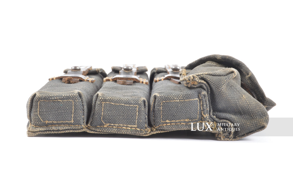 Early pair of MP38/40 pouches in grey canvas, « bdr41/42 » - photo 19