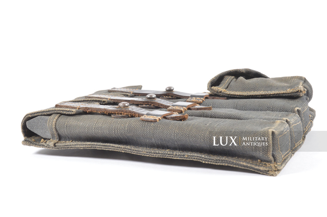 Early pair of MP38/40 pouches in grey canvas, « bdr41/42 » - photo 20