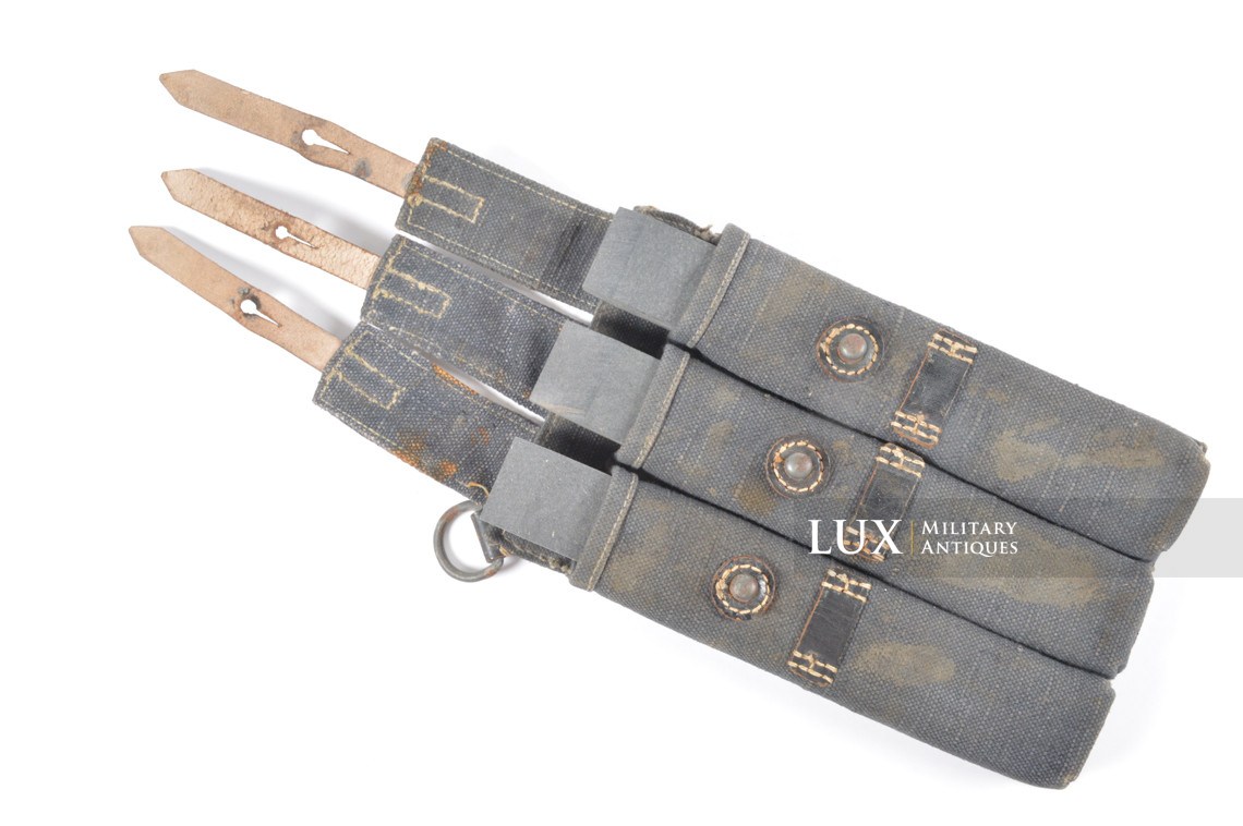 Early pair of MP38/40 pouches in grey canvas, « bdr41/42 » - photo 38