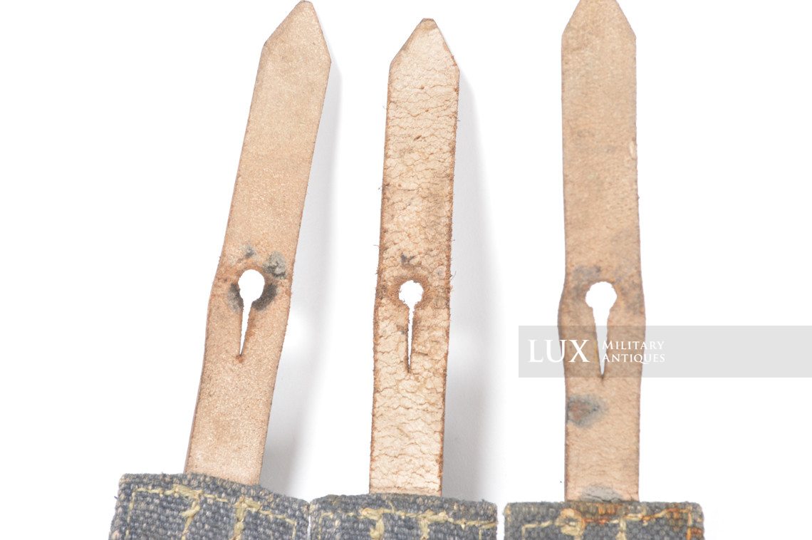 Early pair of MP38/40 pouches in grey canvas, « bdr41/42 » - photo 39