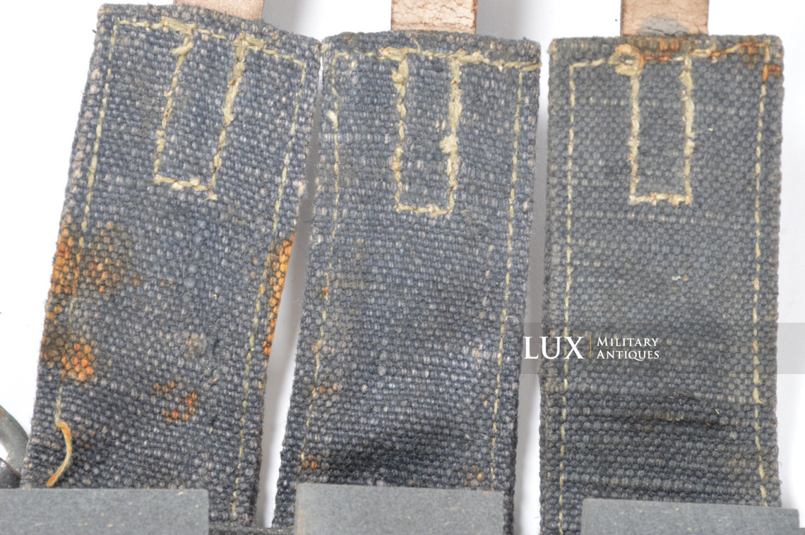 Early pair of MP38/40 pouches in grey canvas, « bdr41/42 » - photo 40