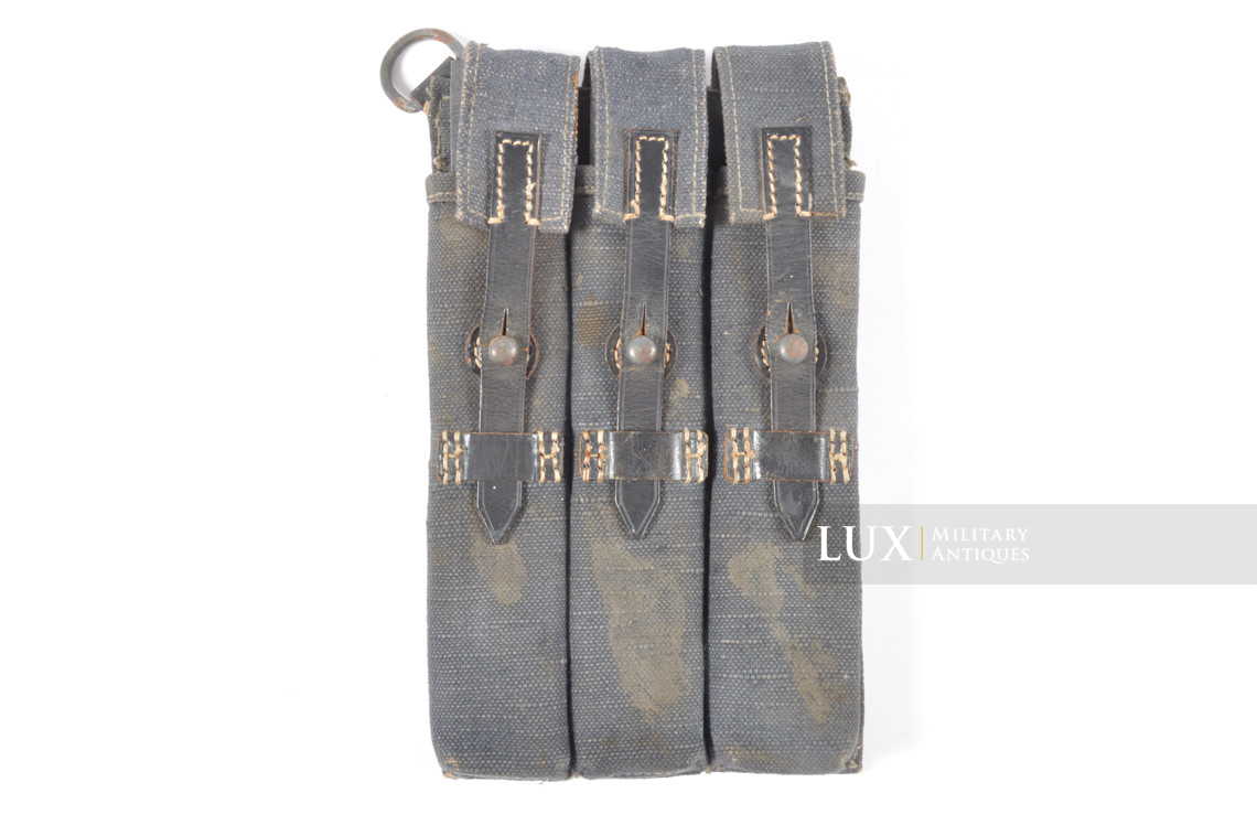 Early pair of MP38/40 pouches in grey canvas, « bdr41/42 » - photo 26