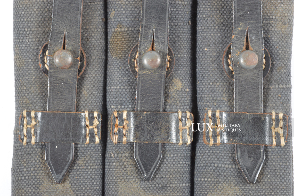 Early pair of MP38/40 pouches in grey canvas, « bdr41/42 » - photo 28