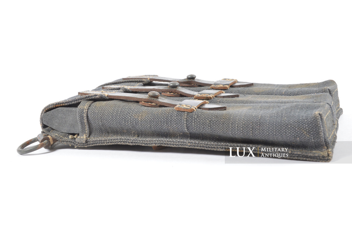 Early pair of MP38/40 pouches in grey canvas, « bdr41/42 » - photo 34