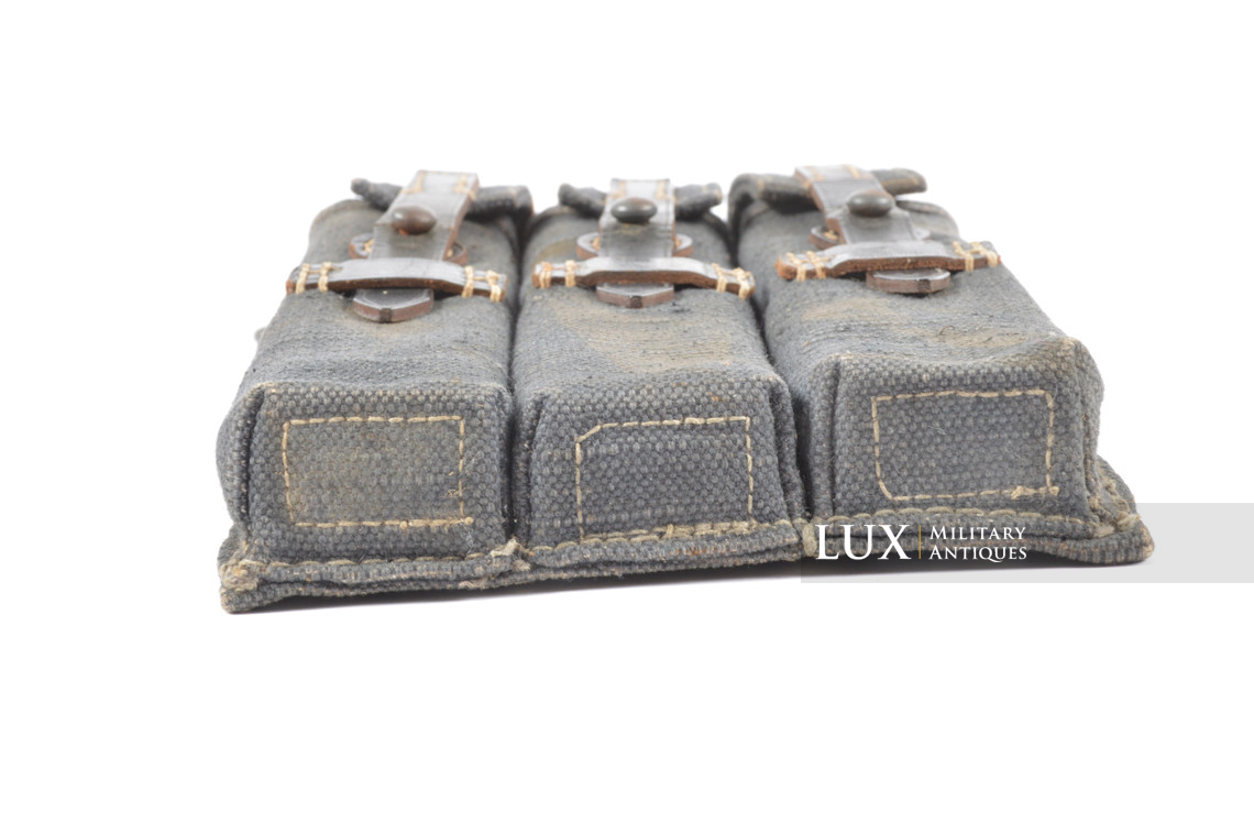 Early pair of MP38/40 pouches in grey canvas, « bdr41/42 » - photo 35