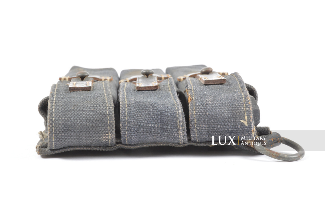 Early pair of MP38/40 pouches in grey canvas, « bdr41/42 » - photo 37