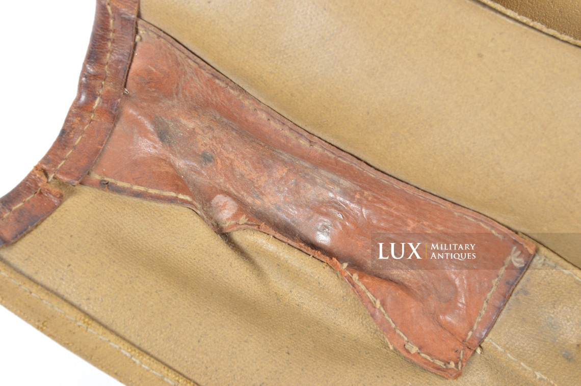 Très rare housse de protection pour Mauser 98k en toile cirée jaune sable, « gan 42 » - photo 17