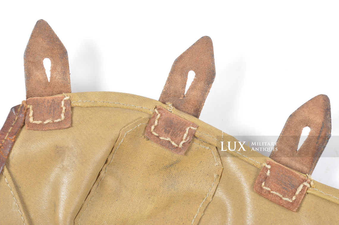 Très rare housse de protection pour Mauser 98k en toile cirée jaune sable, « gan 42 » - photo 18