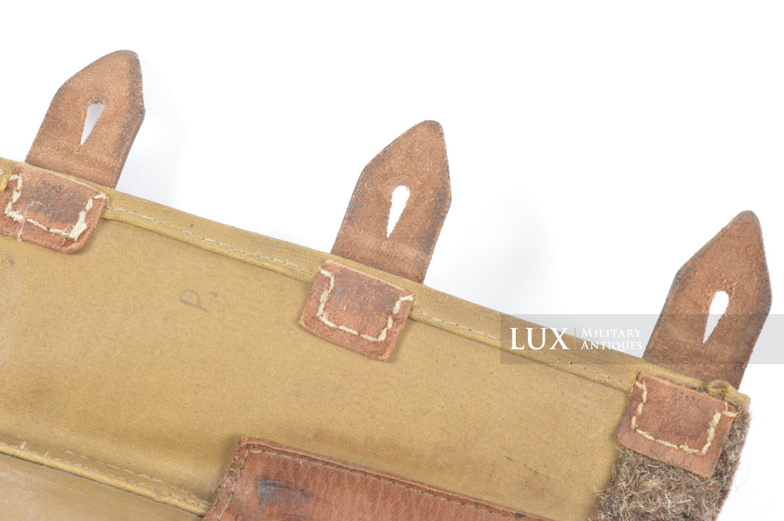 Très rare housse de protection pour Mauser 98k en toile cirée jaune sable, « gan 42 » - photo 19