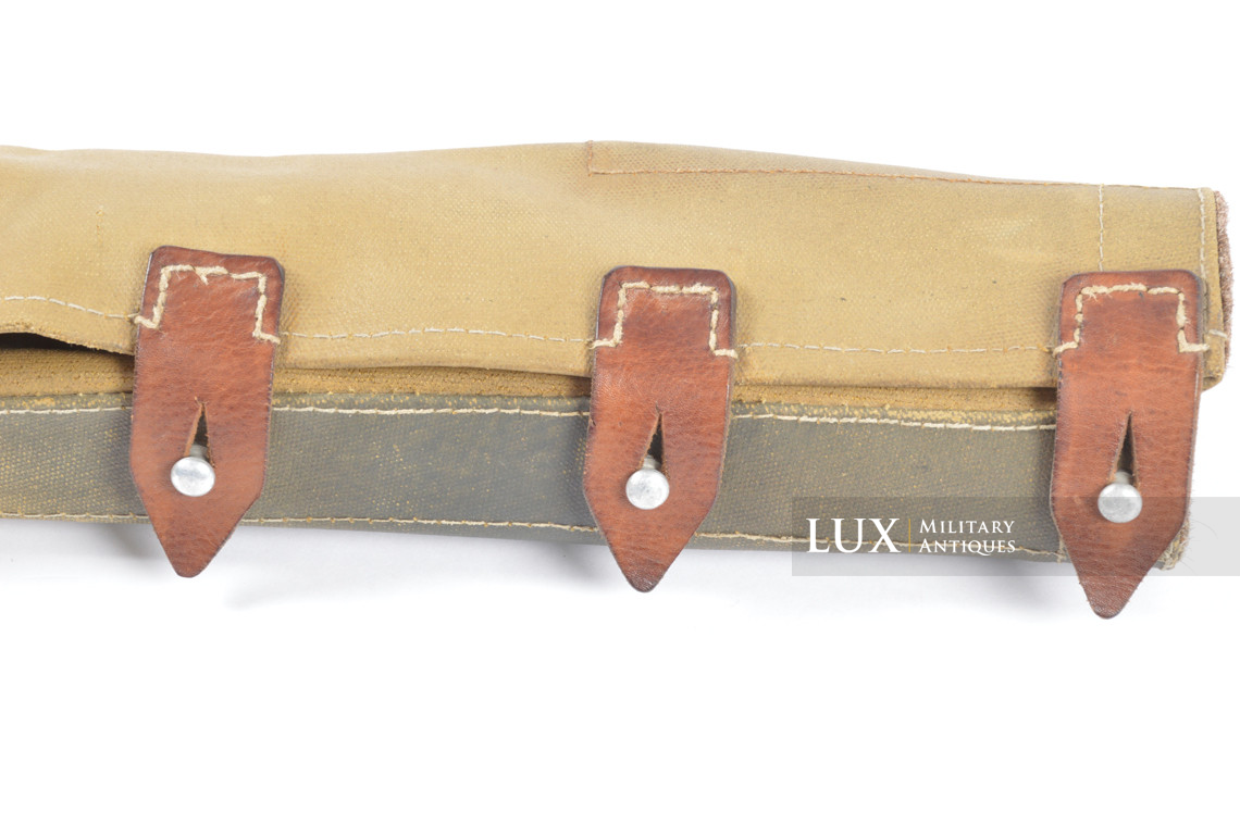 Très rare housse de protection pour Mauser 98k en toile cirée jaune sable, « gan 42 » - photo 8