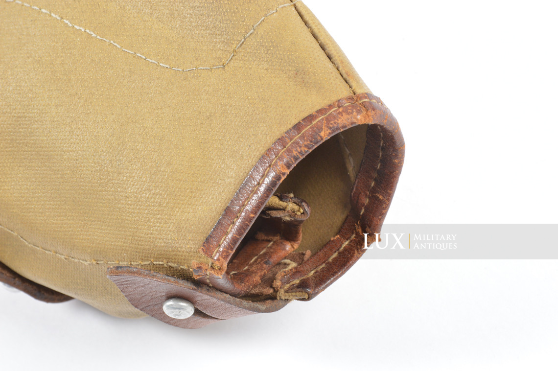 Très rare housse de protection pour Mauser 98k en toile cirée jaune sable, « gan 42 » - photo 11