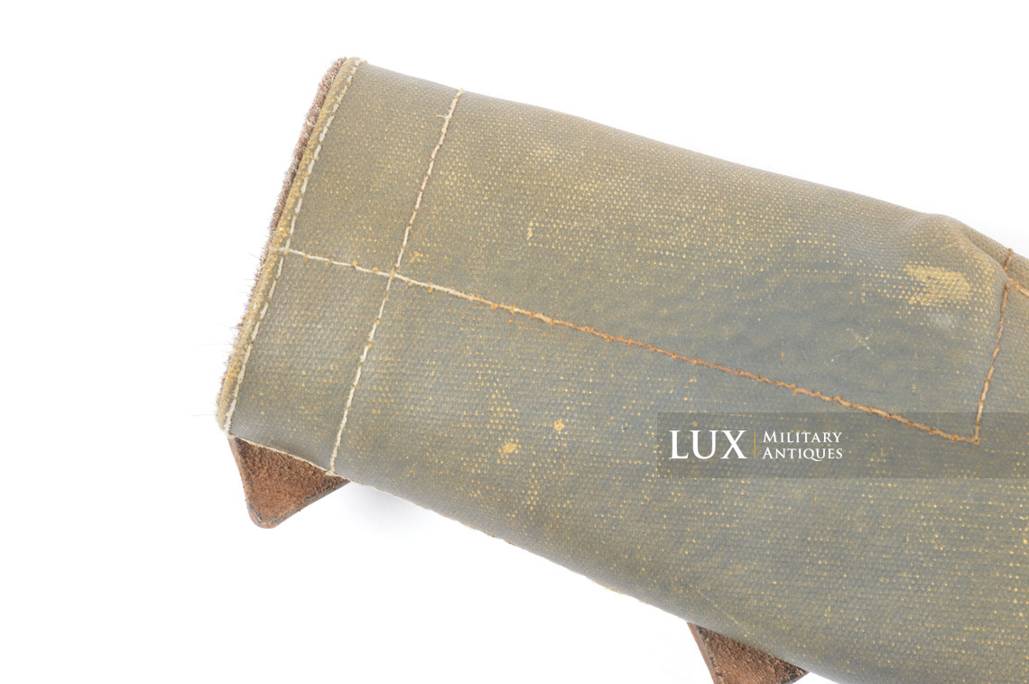 Très rare housse de protection pour Mauser 98k en toile cirée jaune sable, « gan 42 » - photo 12
