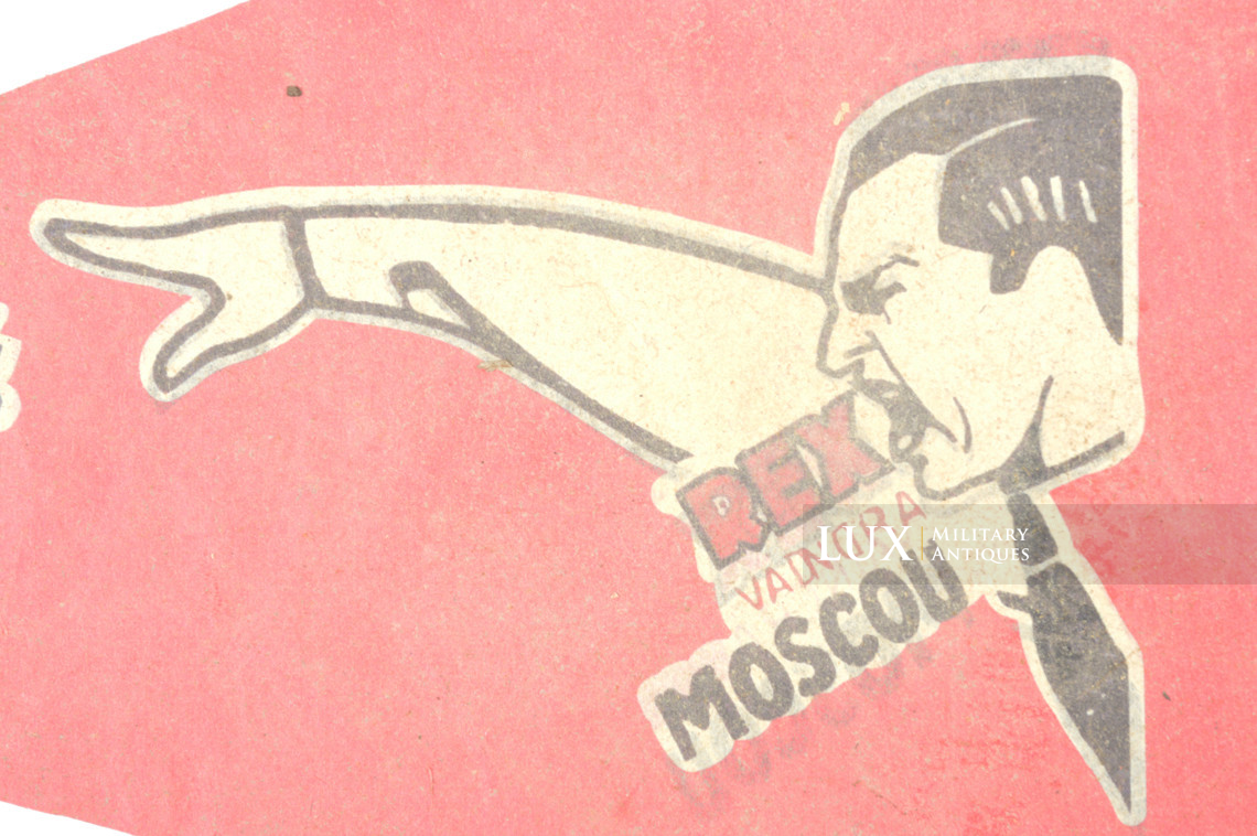 Rare fanion papier du mouvement politique, « REX » - photo 13