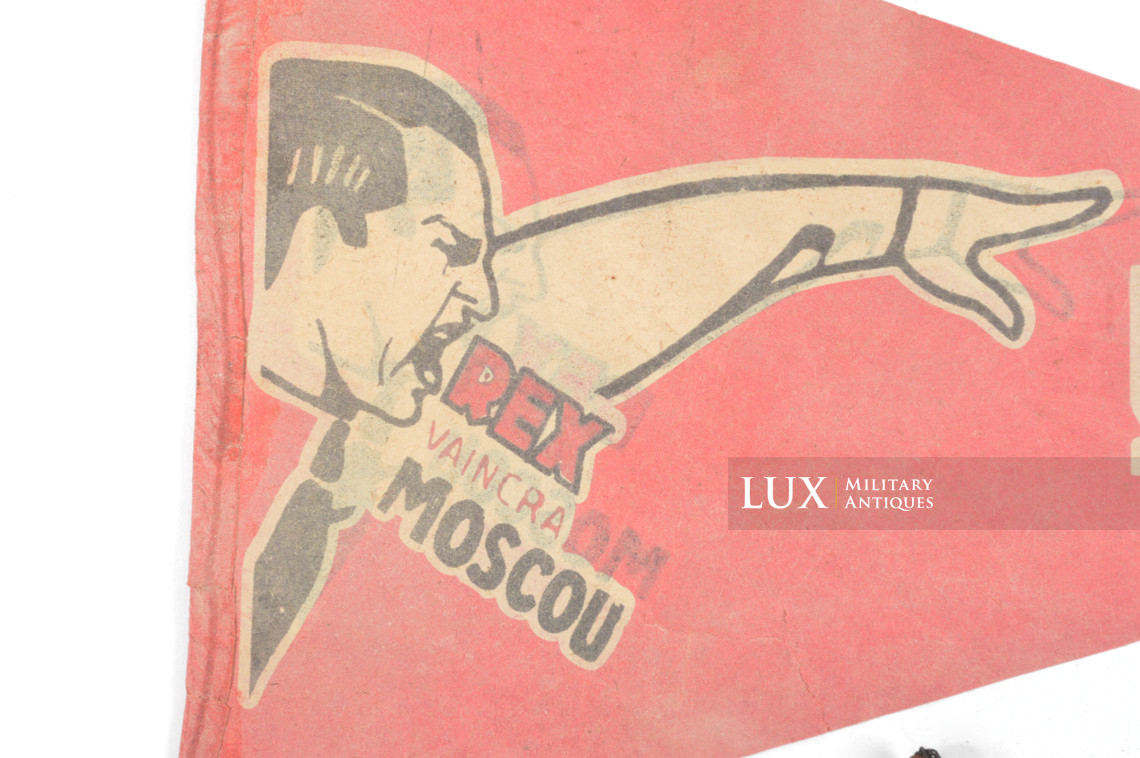 Rare fanion papier du mouvement politique, « REX » - photo 11