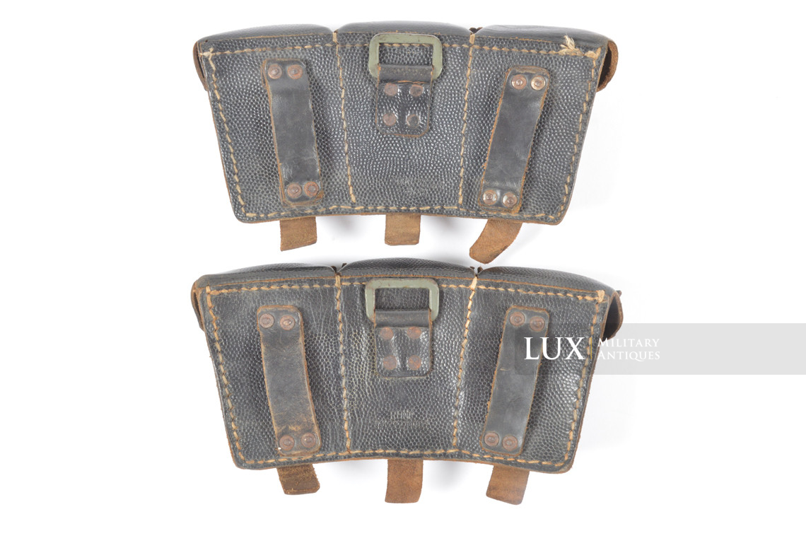 Matching pair of late war k98 ammunition pouches, « RBNr 0/1272/0002 » - photo 8