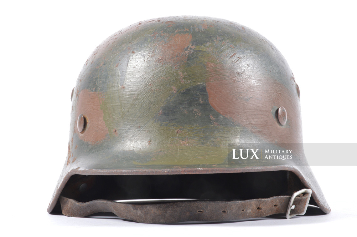 M35 Luftwaffe two-tone brush camouflage combat helmet, « ET64 » - photo 9