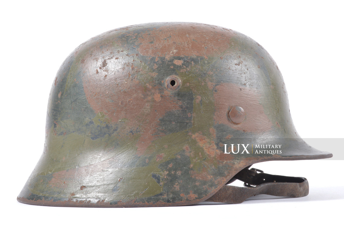 M35 Luftwaffe two-tone brush camouflage combat helmet, « ET64 » - photo 11