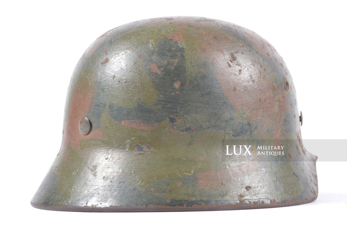 M35 Luftwaffe two-tone brush camouflage combat helmet, « ET64 » - photo 12