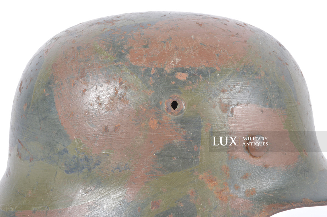 M35 Luftwaffe two-tone brush camouflage combat helmet, « ET64 » - photo 25