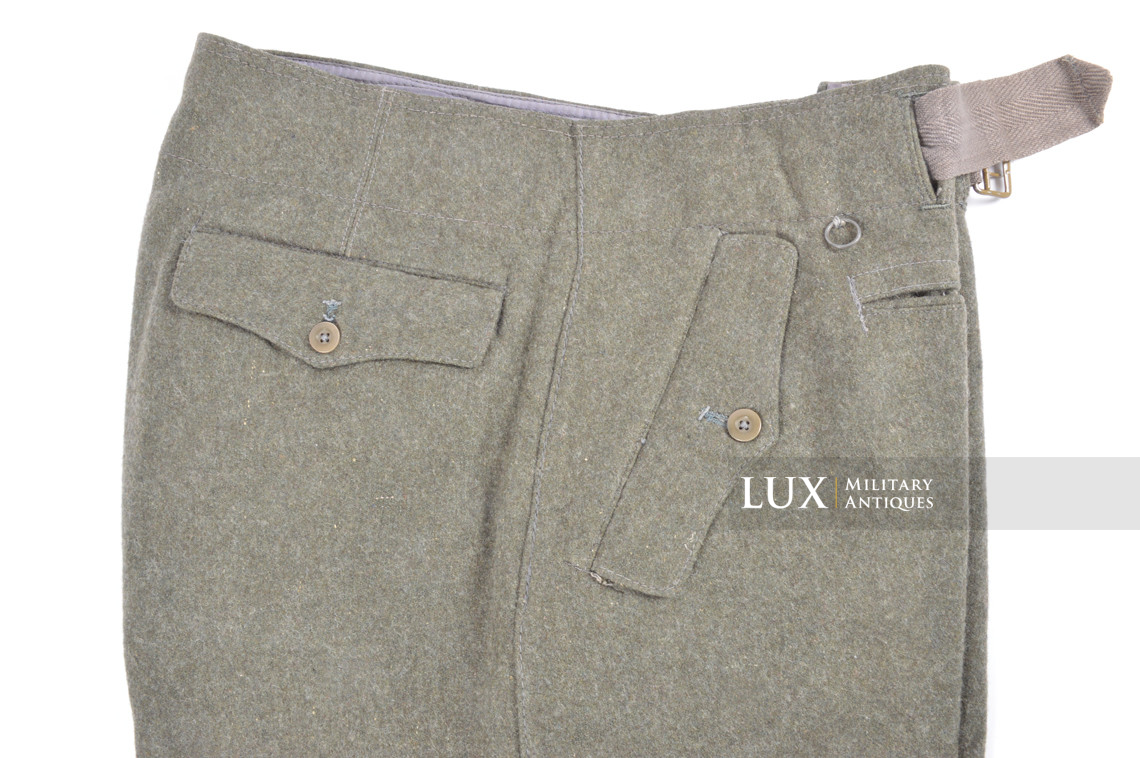 Rare Luftwaffe assault gunners combat service trousers, « LBA44 » - photo 10