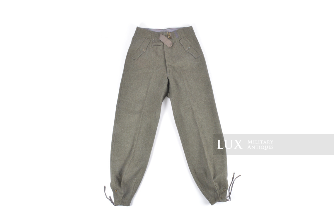 Rare Luftwaffe assault gunners combat service trousers, « LBA44 » - photo 13