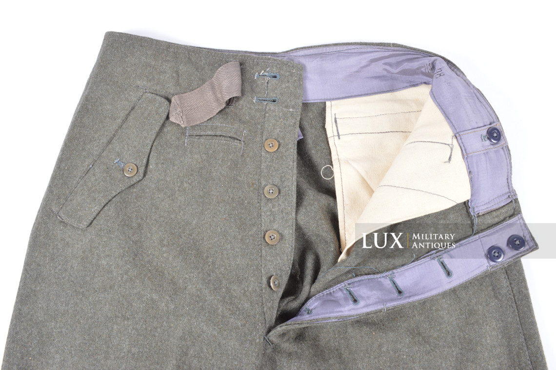 Rare Luftwaffe assault gunners combat service trousers, « LBA44 » - photo 24