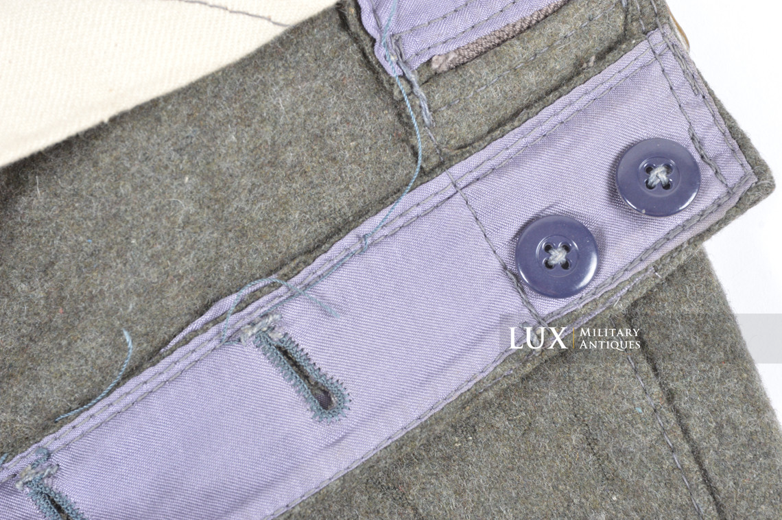 Rare Luftwaffe assault gunners combat service trousers, « LBA44 » - photo 25